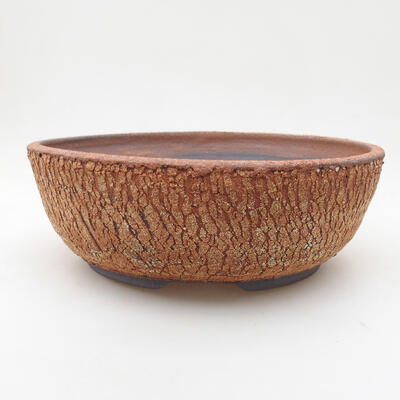 Ceramic bonsai bowl 23 x 23 x 7.5 cm, cracked color - 1