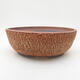Ceramic bonsai bowl 23 x 23 x 7.5 cm, cracked color - 1/3