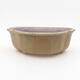 Ceramic bonsai bowl 18 x 16 x 6 cm, color green - 1/3
