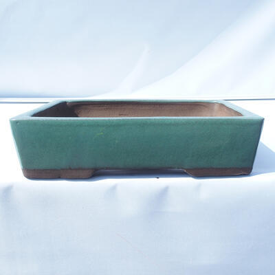 Bonsai bowl 28 x 20 x 7.5 cm color green - 1