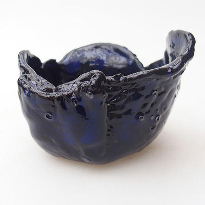 Ceramic Shell 7,5 x 7,5 x 6 cm, color blue - 1