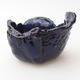 Ceramic Shell 7,5 x 7,5 x 6 cm, color blue - 1/3