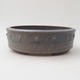 Ceramic bonsai bowl 18 x 18 x 5 cm, color brown-blue - 1/4