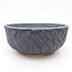 Ceramic bonsai bowl 16.5 x 16.5 x 7 cm, color cracked - 1/3