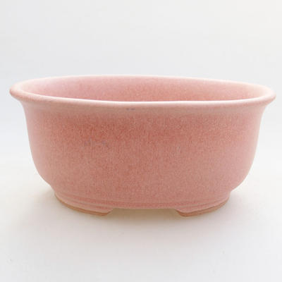 Ceramic bonsai bowl 11.5 x 10 x 5 cm, color pink - 1
