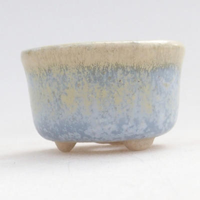 Mini bonsai bowl 2.5 x 2.5 x 2 cm, color blue - 1