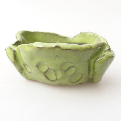 Ceramic Shell 7 x 7 x 4,5 cm, color green - 1