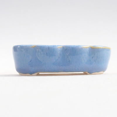Mini bonsai bowl 5.5 x 3.5 x 1.5 cm, color blue - 1
