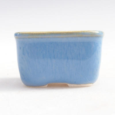 Mini bonsai bowl 4 x 3.5 x 2.5 cm, color blue - 1
