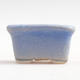 Mini bonsai bowl 3.5 x 2.5 x 2 cm, color blue - 1/3