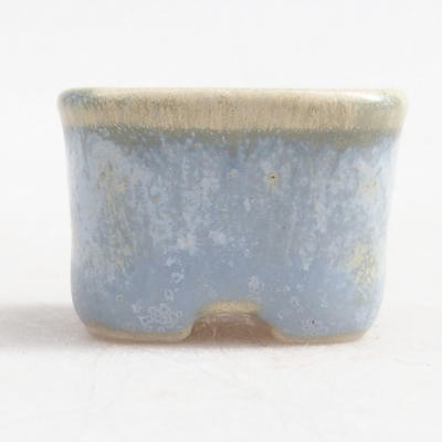 Mini bonsai bowl 3 x 3 x 2 cm, color blue - 1