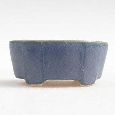 Mini bonsai bowl 4 x 2.5 x 2 cm, color blue - 1