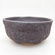 Ceramic bonsai bowl 16 x 16 x 7 cm, color cracked - 1/3