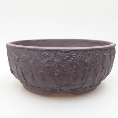 Ceramic bonsai bowl 17 x 17 x 7 cm, cracked color - 1