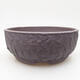 Ceramic bonsai bowl 17 x 17 x 7 cm, cracked color - 1/3