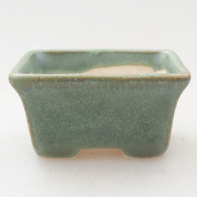 Mini bonsai bowl 4 x 3 x 2 cm, color green - 1