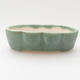 Mini bonsai bowl 5.5 x 3.5 x 1.5 cm, color green - 1/3