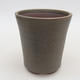 Ceramic bonsai bowl 11 x 11 x 12 cm, color green - 1/3