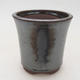 Ceramic bonsai bowl 9 x 9 x 9.5 cm, color green - 1/3