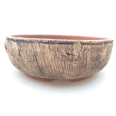 Ceramic bonsai bowl 16 x 16 x 5.5 cm, cracked color - 1
