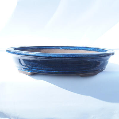 Bonsai bowl 41 x 33 x 9 cm color blue - 1