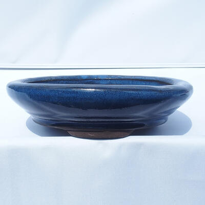 Bonsai bowl 22 x 22 x 5.5 cm color green - 1