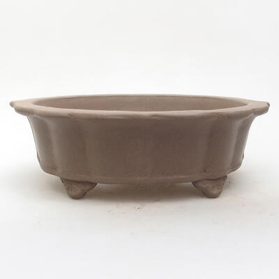 Ceramic bonsai bowl 24 x 19 x 7.5 cm, color brown - 1