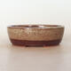 Bonsai bowl 15.5 x 12.5 x 5 cm, color brown - 1/5