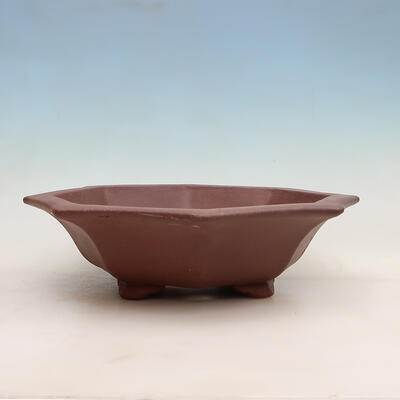 Bonsai bowl 39 x 35 x 10 cm, color brown - 1