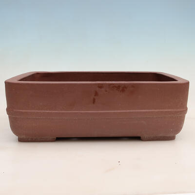 Bonsai bowl 35 x 27.5 x 12 cm, color brown - 1
