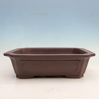 Bonsai bowl 44 x 36 x 12 cm, color brown - 1