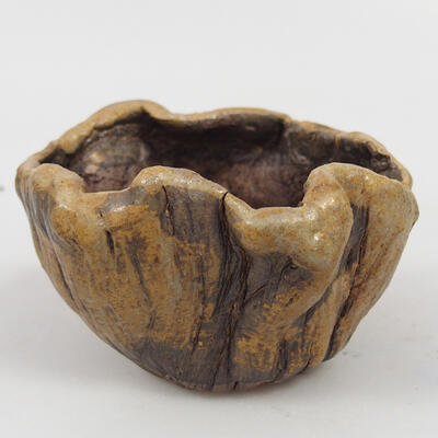 Ceramic shell 9 x 8.5 x 6 cm, color brown - 1