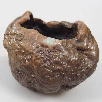 Ceramic shell 8.5 x 7 x 6 cm, color brown - 1