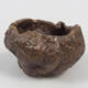 Ceramic shell 8 x 7 x 5 cm, color brown - 1/3