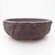 Ceramic bonsai bowl 19 x 19 x 6.5 cm, cracked color - 1/3