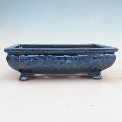 Bonsai bowl 31 x 21 x 9.5 cm, color blue - 1