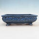 Bonsai bowl 31 x 21 x 9.5 cm, color blue - 1/6