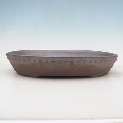 Bonsai bowl 33 x 26 x 5.5 cm, natural color - 1