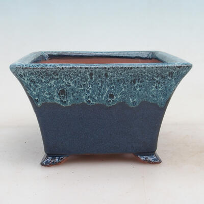 Bonsai bowl 14.5 x 14.5 x 8.5 cm, color blue - 1