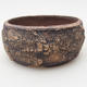 Ceramic bonsai bowl 9 x 9 x 4 cm, color cracked - 1/4