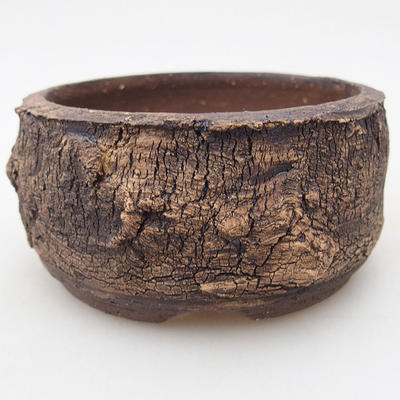 Ceramic bonsai bowl 9.5 x 9.5 x 4.5 cm, color cracked - 1