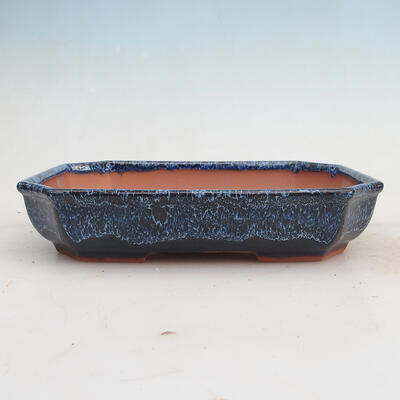 Bonsai bowl 23 x 17.5 x 4.5 cm, color blue - 1