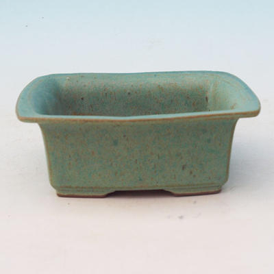 Bonsai ceramic bowl H 11, green - 1