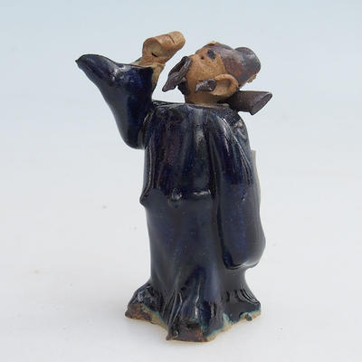 Ceramic figurine - a sage with a cup - 1