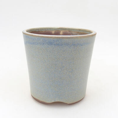 Ceramic bonsai bowl 10 x 10 x 10 cm, color blue - 1