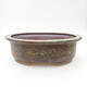 Ceramic bonsai bowl 24.5 x 20 x 8 cm, color green - 1/3