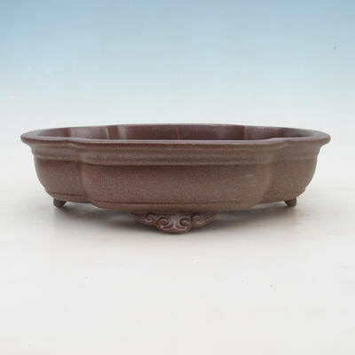 Bonsai bowl 31 x 26 x 8 cm, natural color - 1