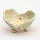 Ceramic shell 8.5 x 8 x 5.5 cm, color green - 1/3