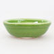Mini bonsai bowl 7,5 x 5,5 x 2,5 cm, color green - 1/3