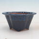 Bonsai bowl 15.5 x 13 x 7.5 cm, color blue - 1/6